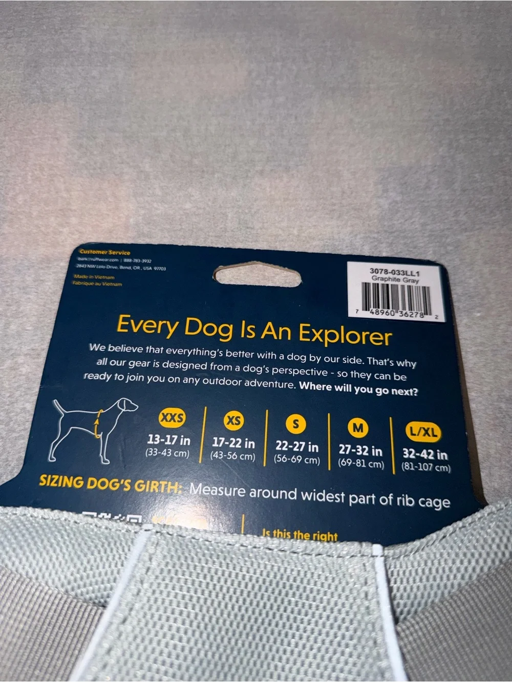 RuffWear swamp harness